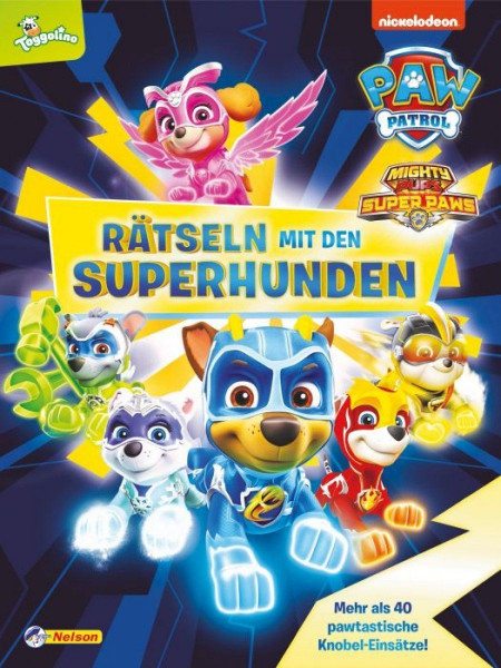 PAW PATROL Rätsel Superhelden aus Kunststoff