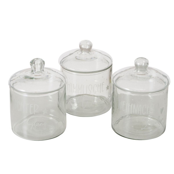 Vorratsglas SHINE in transparent aus Glas