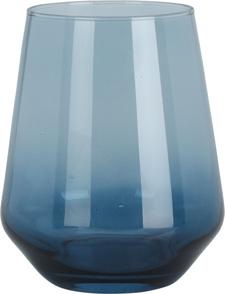 Trinkglas LINE blau