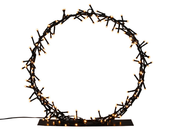 Leuchtobjekt LED CLUSTER in schwarz aus Metall