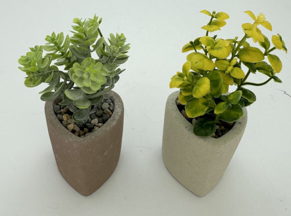 Kunstpflanze HEART in mehrfarbig aus Materialmix