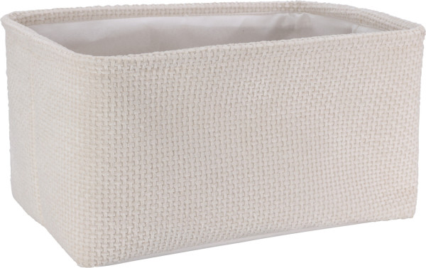 Korb TEDDY klein in creme aus Polyester