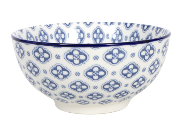 Müslischale CHINOISE blau in mehrfarbig aus Steinzeug