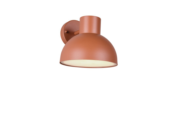 Wandleuchte ELBE in apricot aus Aluminium