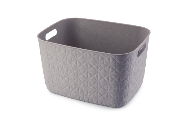 Korb SOFTEX L in taupe aus Polypropylen