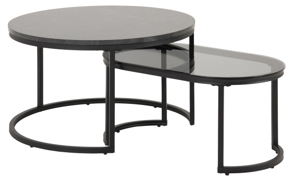 Couchtisch SPIRO in schwarz