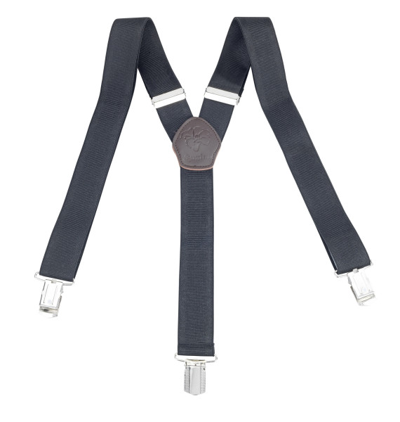 Hosenträger in schwarz aus Stoff