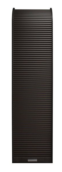 Rolladenschrank PULL in  schwarzstahl,Roll.graph aus Holz