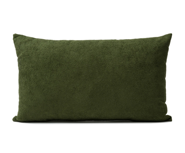 Kissen GERRA dunkelgrün in dunkelgrün aus Polyester
