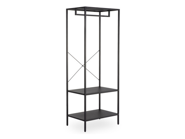 Garderobe GIOLA in schwarz aus Metall