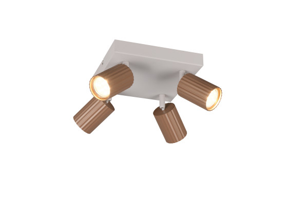 Strahler SOKA in coffee aus Metall