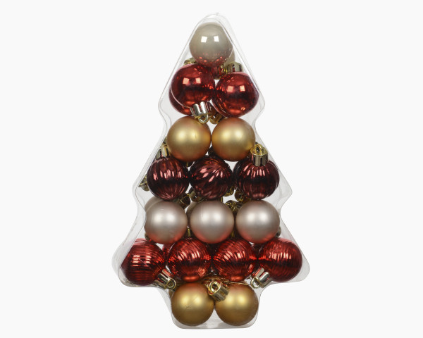 Weihnachtskugel-Set X-MAS TREE