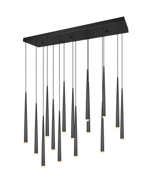 Pendelleuchte CALA in schwarz aus Metall