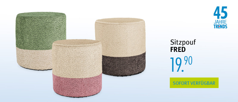 Sitzpouf FRED, 19.90€, Sofort Verfügbar