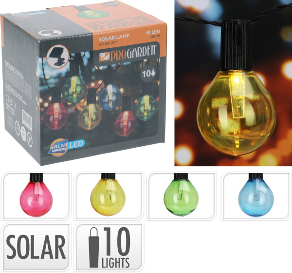 Lichterkette LED SOLAR FESTIVO