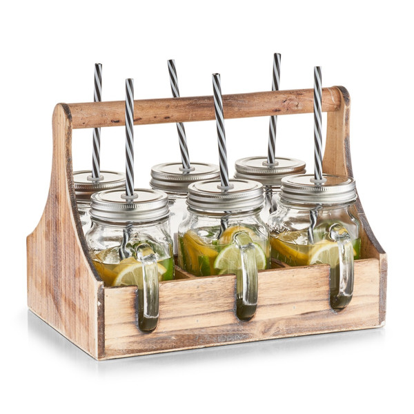 Trinkglas-Set in Kiste