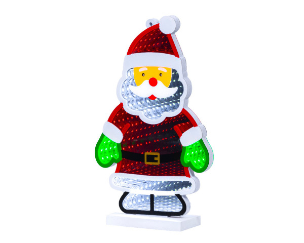 Dekofigur LED SANTA in mehrfarbig aus Acryl