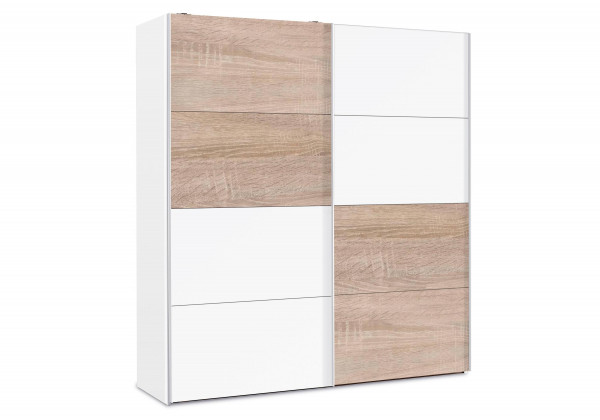 Kleiderschrank LIVIN SYDNEY in braun aus Dekor