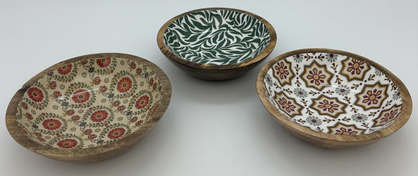 Schale PALMA in mehrfarbig aus Materialmix