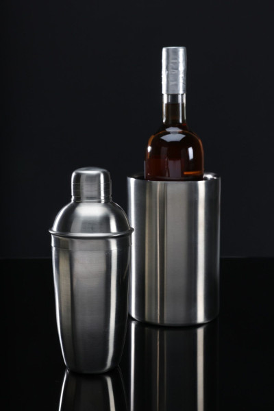 Cocktail-SET INOX in edelstahlfarben aus Edelstahl