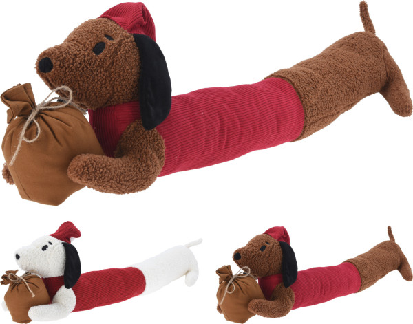 Zugluftstopper DOG in mehrfarbig aus Polyester