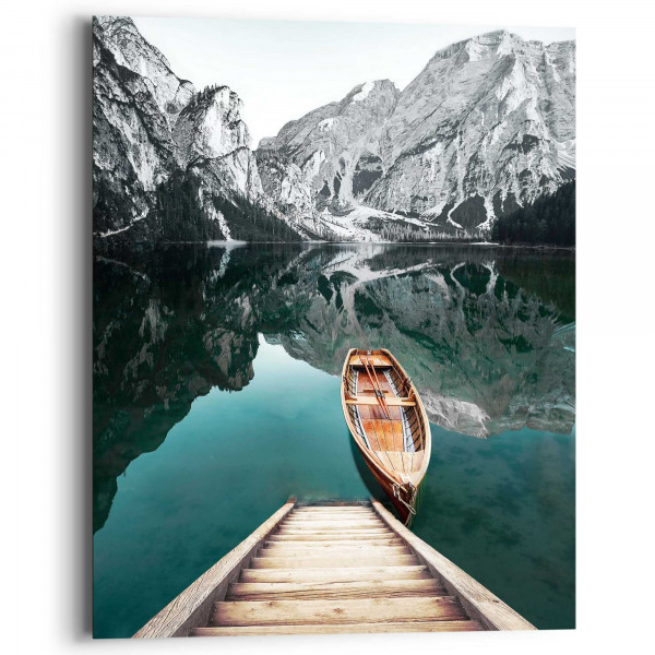 Bild GLACIER MOUNTAIN LAKE in mehrfarbig