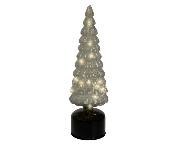 Dekoobjekt LED TREE grün in grün aus Glas