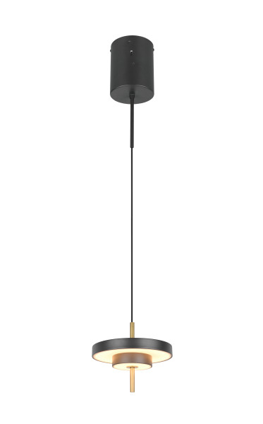 Pendelleuchte KEATON in mehrfarbig aus Messing