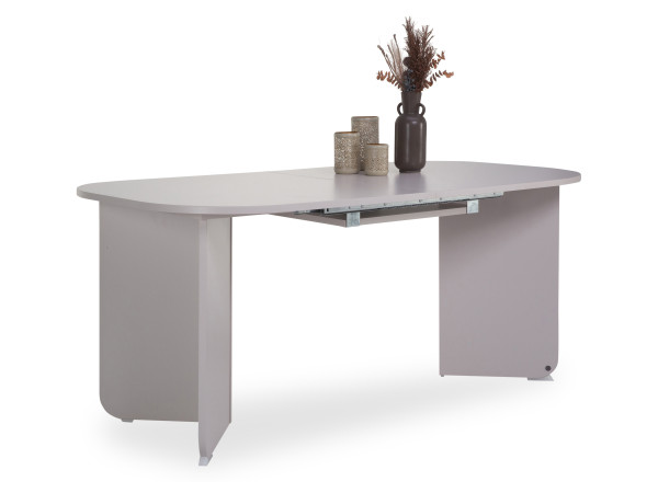 Esstisch TOM TAILOR ROUNDED TABLE PLUS in taupe aus Dekor