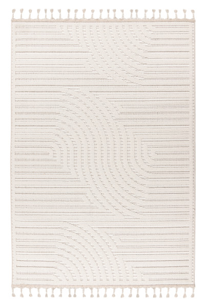 Teppich LUXOR elfenbein in elfenbein aus Polypropylen