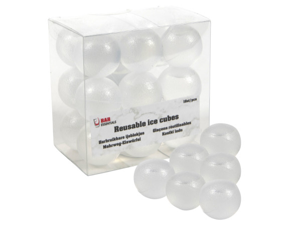 Eiskugel-Set CLEAR in transparent aus Silikon