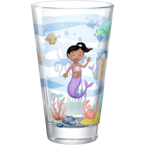 Trinkglas MEER in mehrfarbig aus Glas