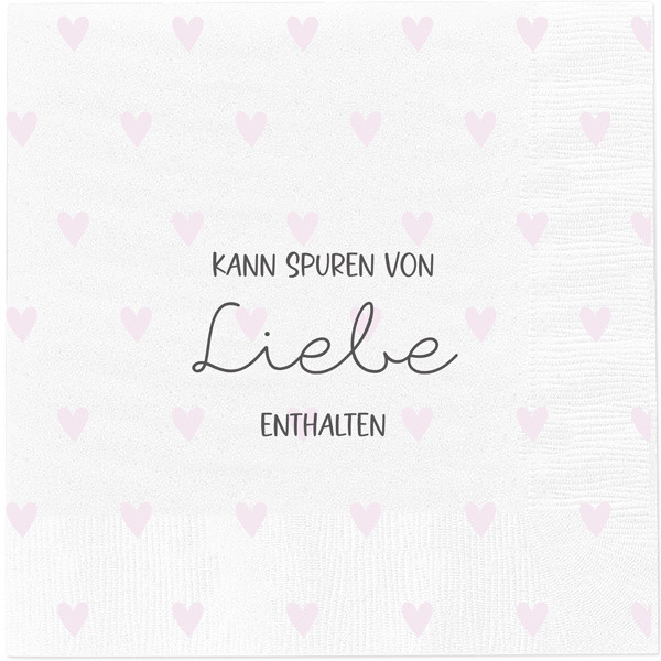 Servietten SPUREN VON LIEBE
