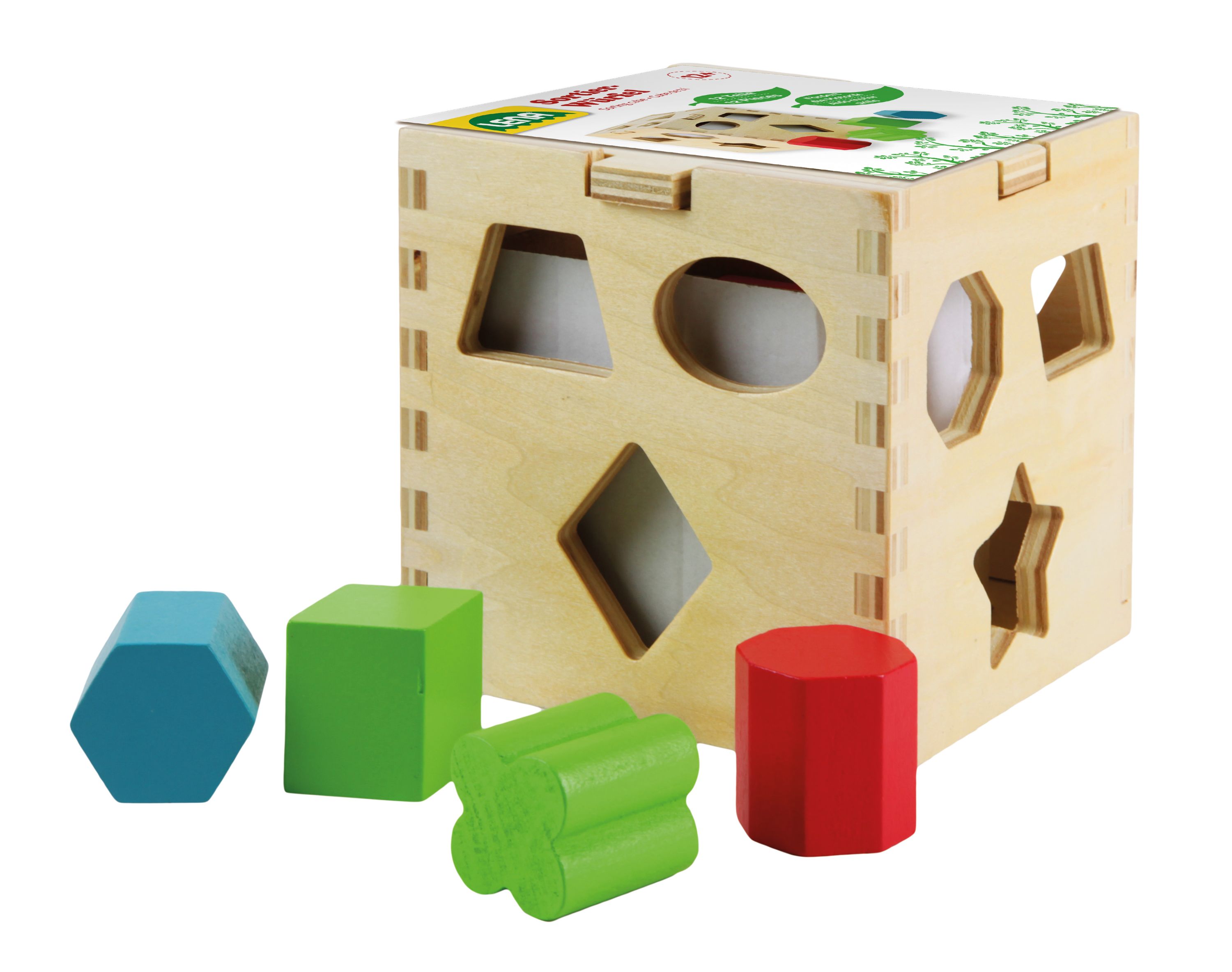 Würfel/Sortierwürfel aus Holz | Spielzeug | Babyzimmer | Räume | und