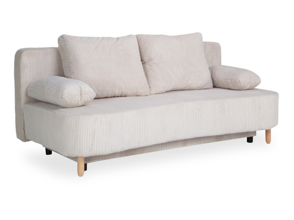 Schlafsofa KALLIOPE in creme aus Stoff
