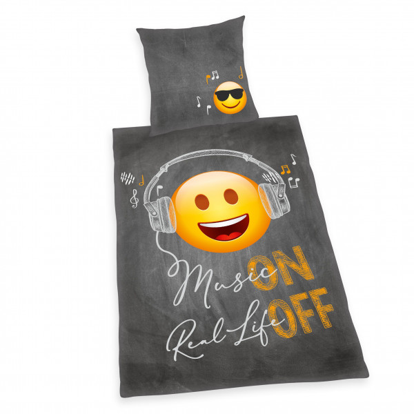 Bettwäsche Renforcé EMOT!X aus Baumwolle