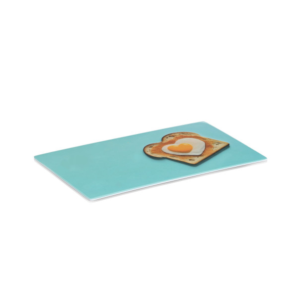 Frühstücksbrettchen TOAST in türkis aus Melamin