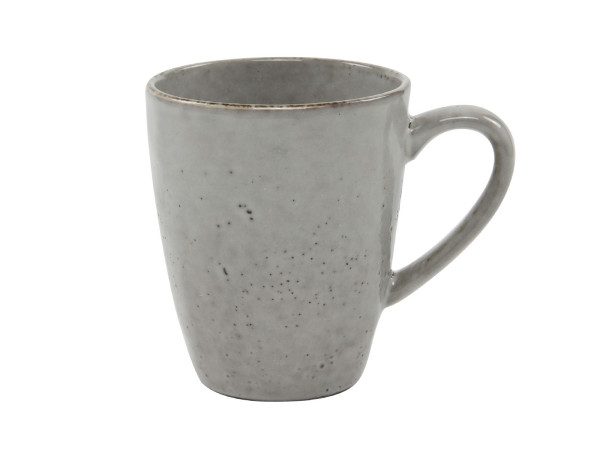 Kaffeebecher STONE grau in grau aus Keramik
