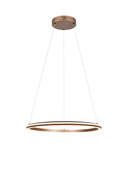 Pendelleuchte AMADOR in coffee aus Metall