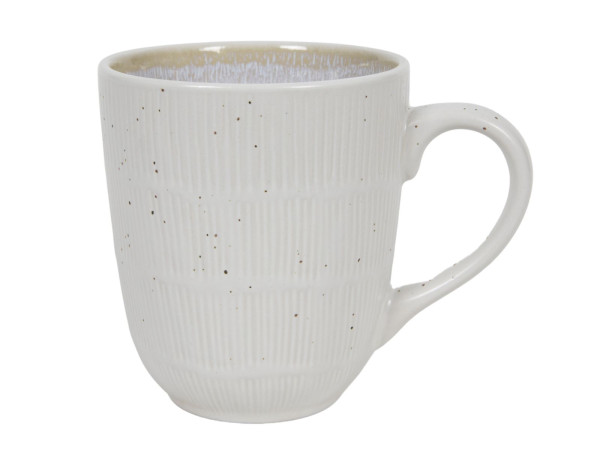 Kaffeebecher REACTIVE WHITE in weiß aus Keramik