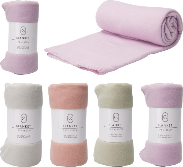 Decke FLEECE HOME in mehrfarbig aus Polyester
