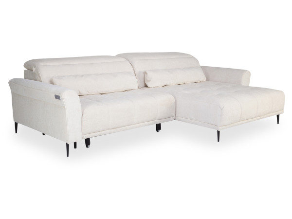 Polsterecke LILLEMOR in beige aus Stoff