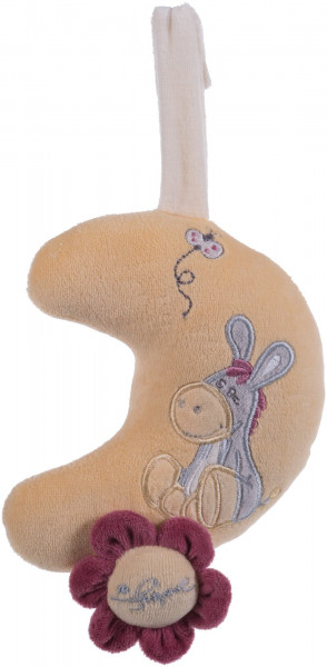 Spieluhr DONKEY DARLING MOON in beige aus Stoff