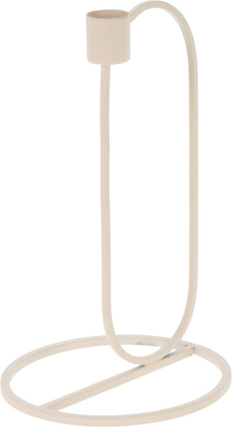 Kerzenhalter ONE beige in beige aus Eisen