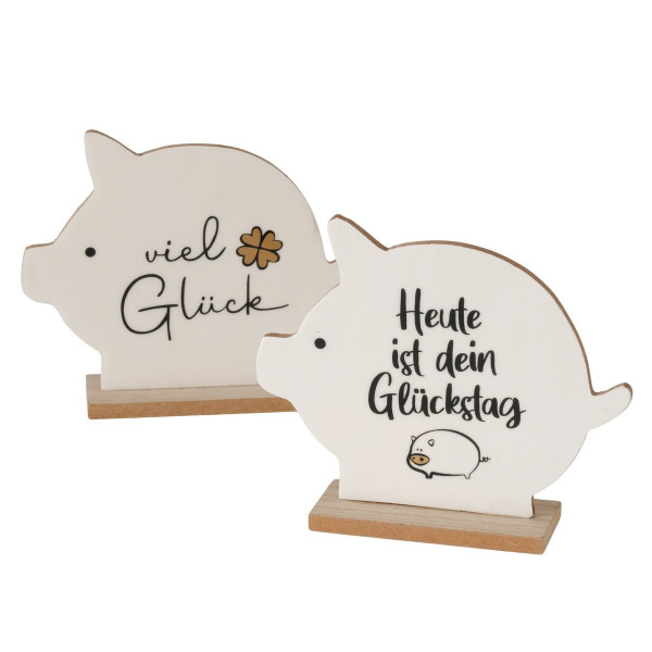 Dekofigur GLÜCK