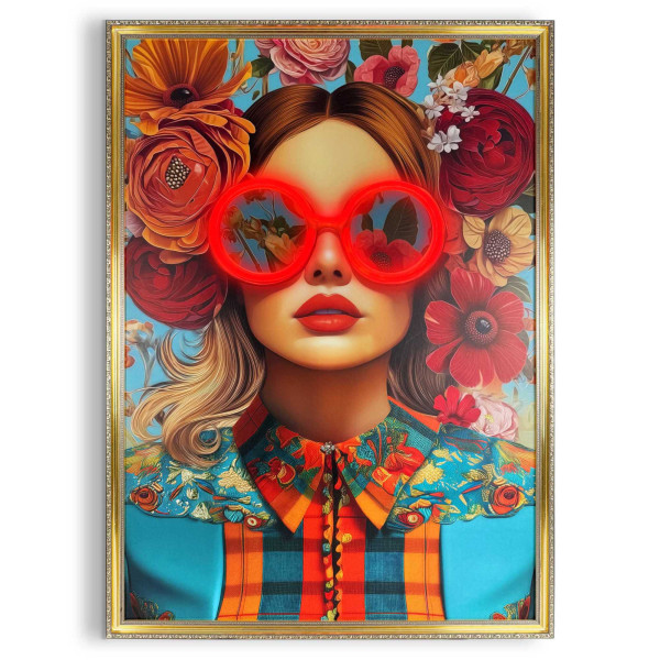 Bild LADY VINTAGE in mehrfarbig aus Materialmix