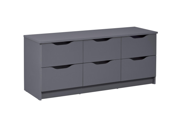 Kommode Silenzia in grau aus Dekor
