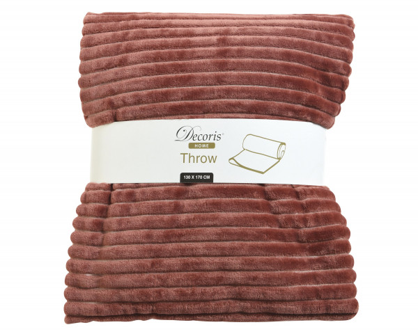 Decke FLANEL rosa