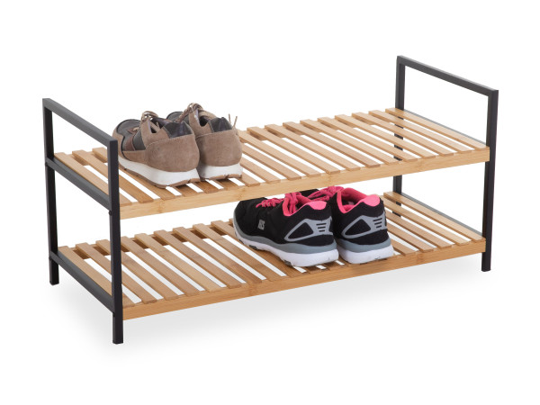 Schuhschrank FUMI in natur aus Bambus