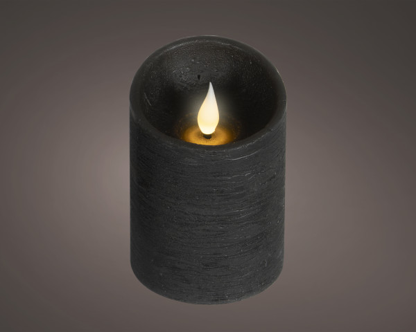 Kerze LED OSLO schwarz